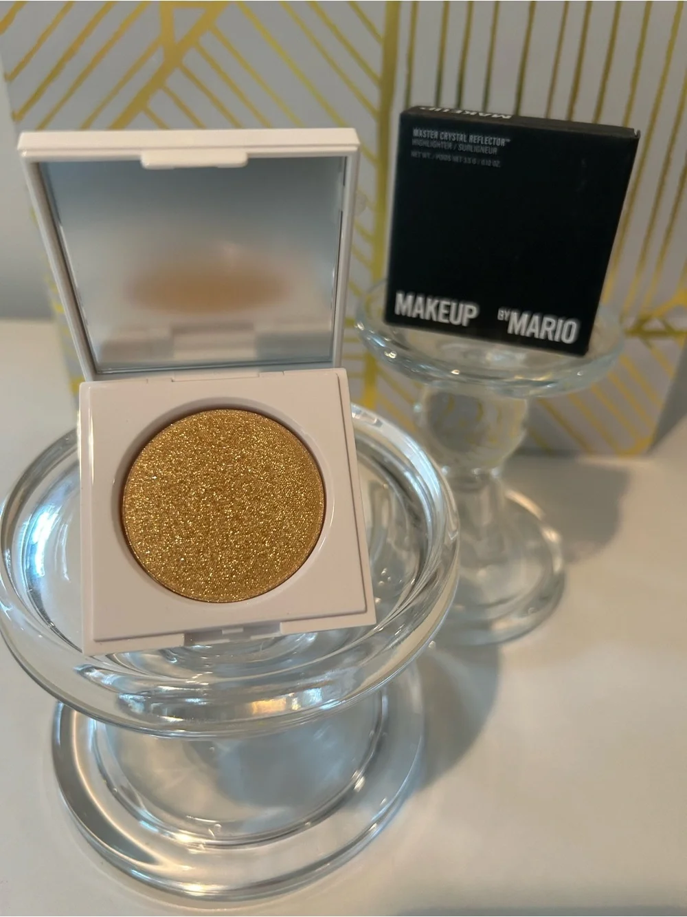 ✨ MAKEUP BY MARIO Master Crystal Reflector | Citrine | Full Size | New in Box